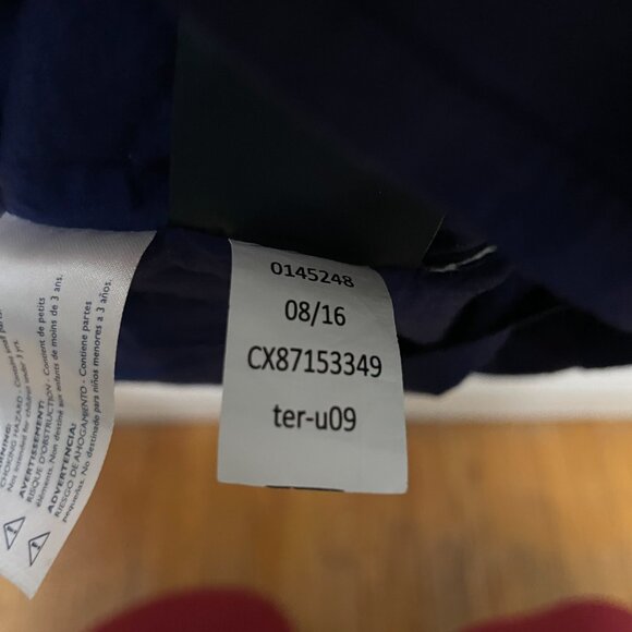 Sparkly Navy Blue Tommy Hilfiger Girls Sleeveless A Line Party Dress Size 16 XL - Picture 8 of 10